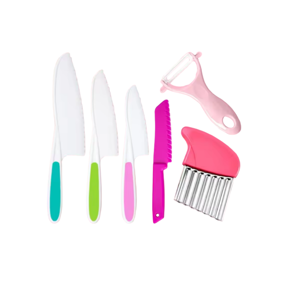 Barnvänligt köksredskapsset -Rosa - Ozerty