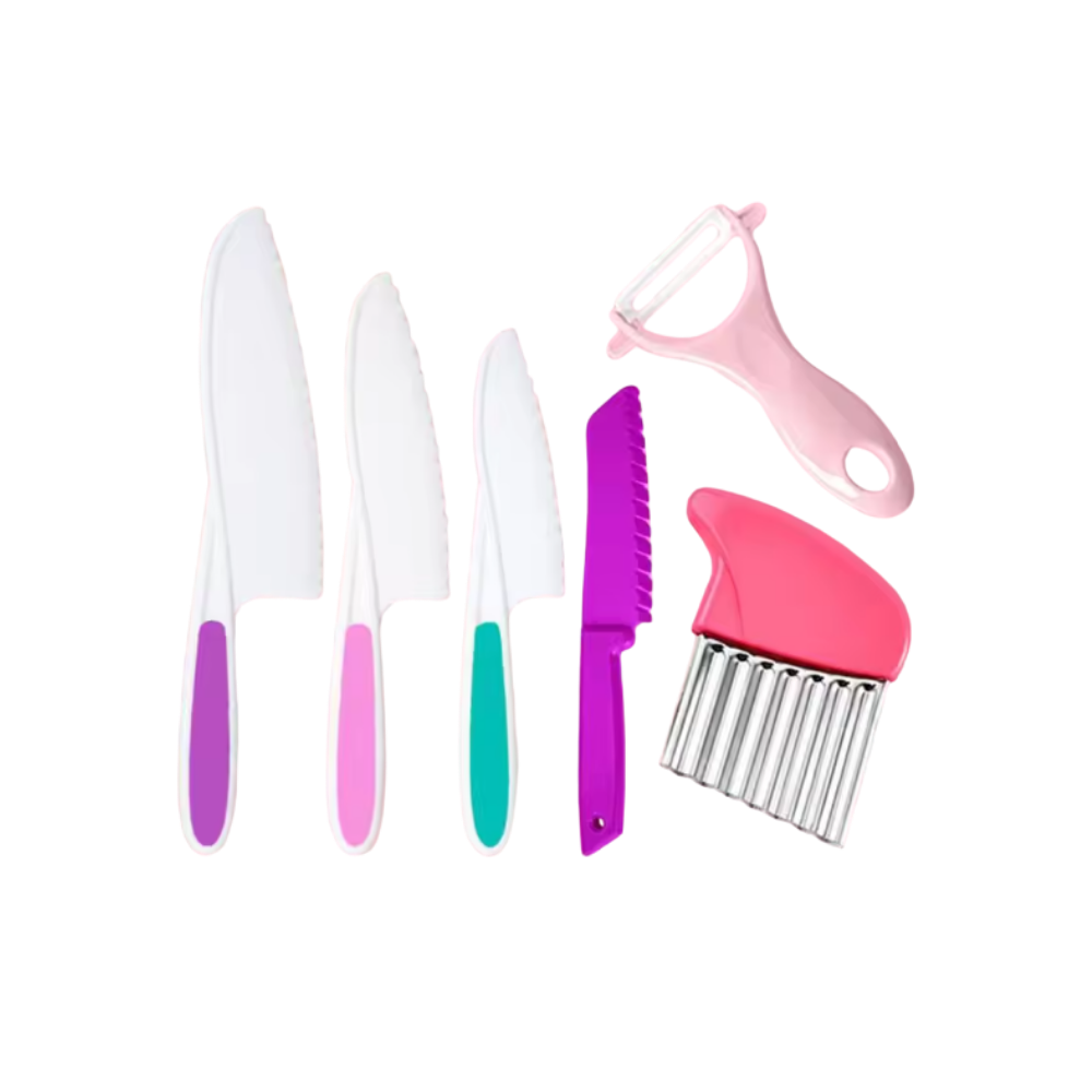 Barnvänligt köksredskapsset -Lila - Ozerty