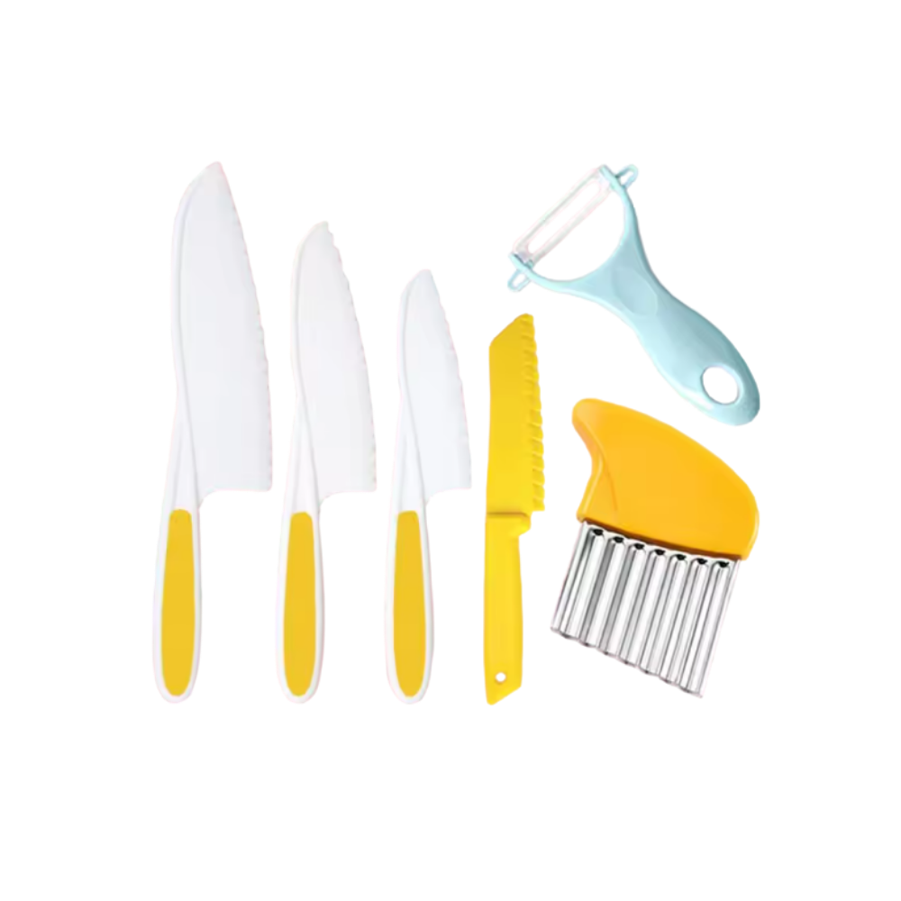Barnvänligt köksredskapsset -Gul - Ozerty