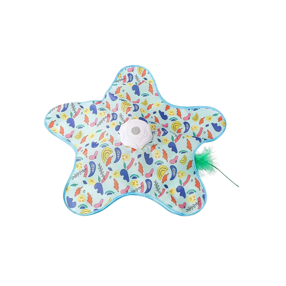 Fjäderleksak för kattungar vid tandning -Grön - Ozerty