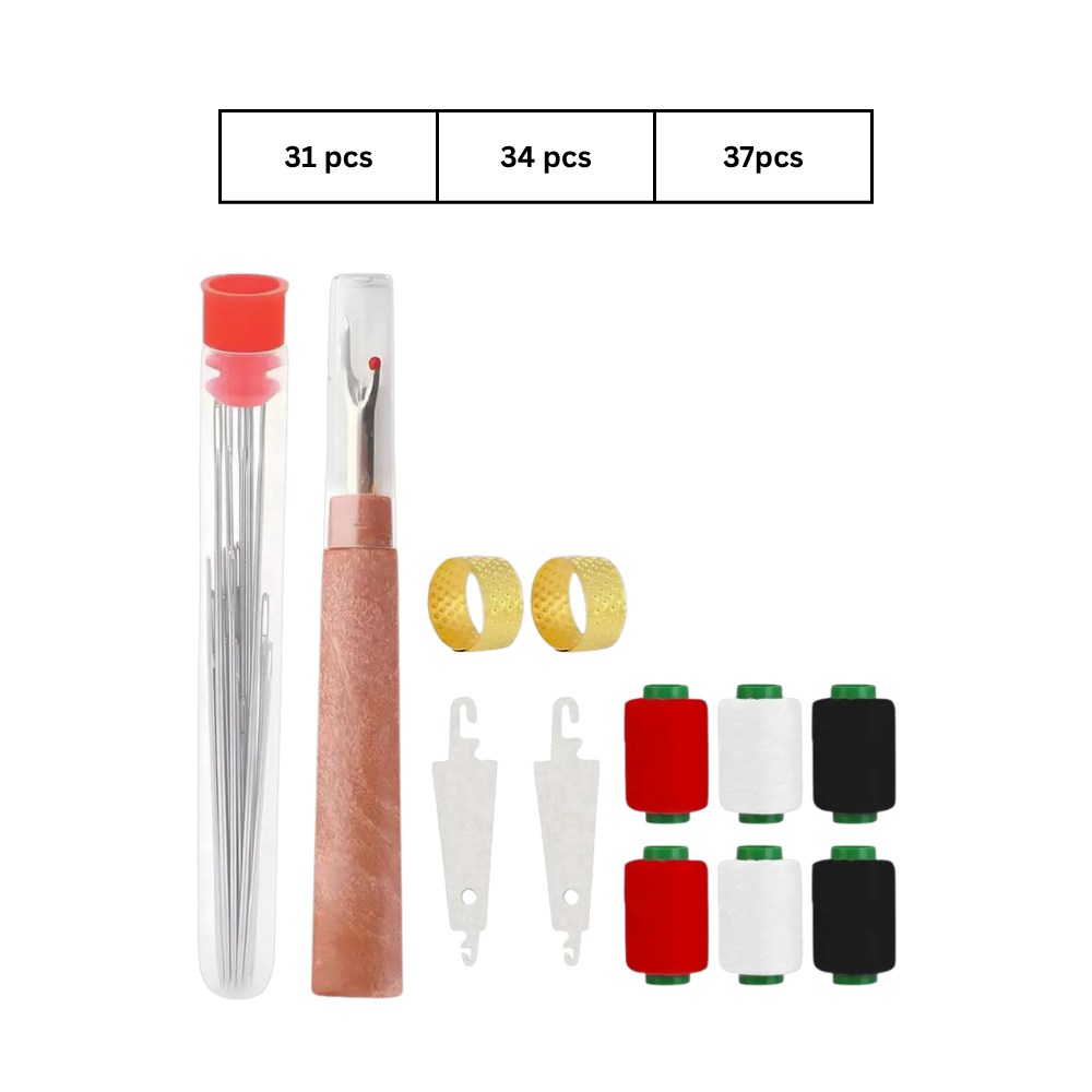 Broderikit med storögnade nålar - Ozerty