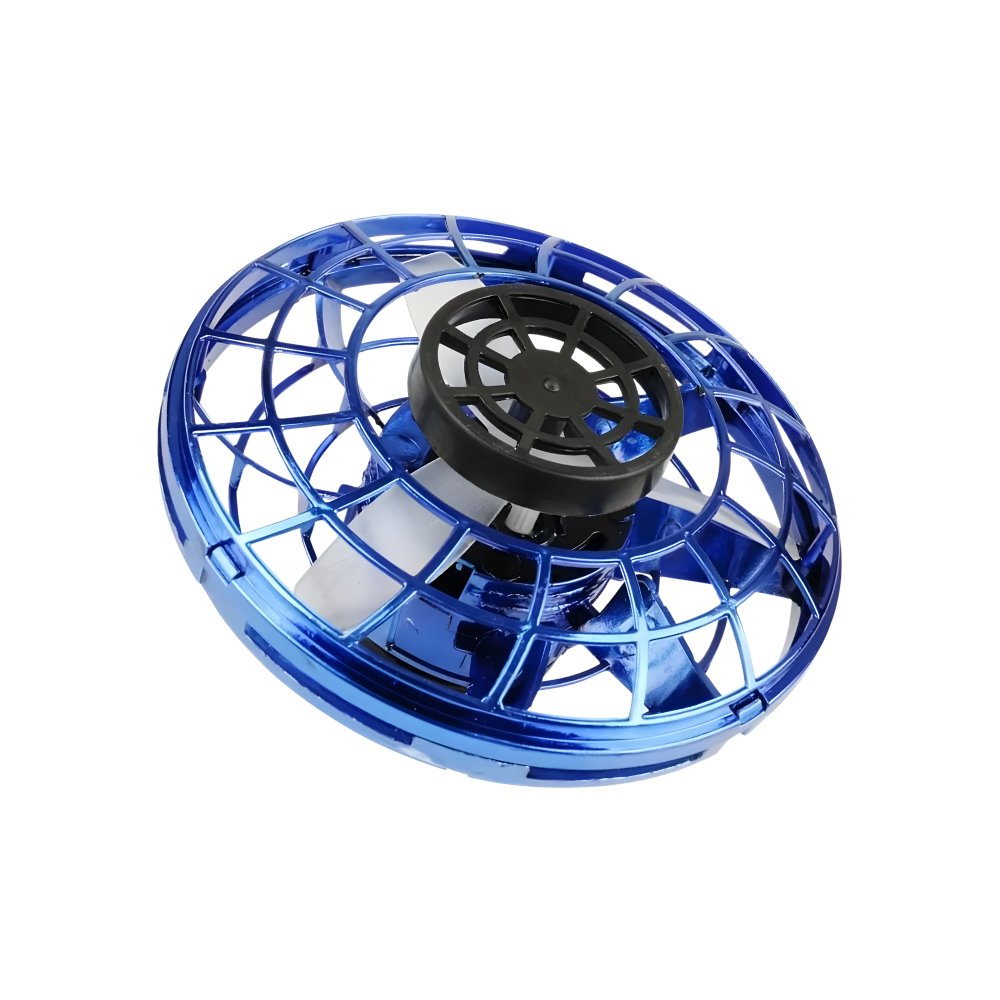 Släpp Loss Det Roliga UFO Minidrönare Spinner -Blå - Ozerty