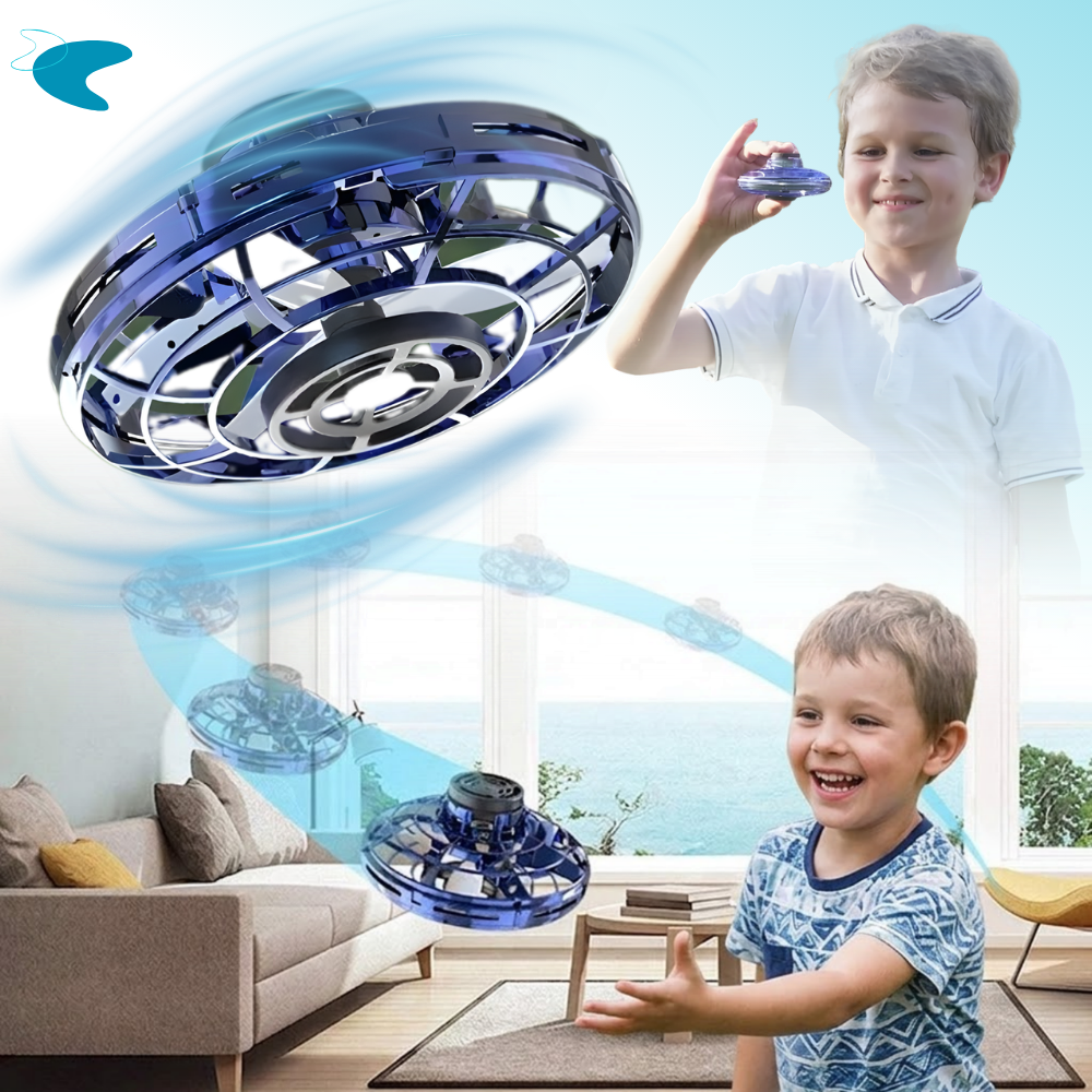 Släpp Loss Det Roliga UFO Minidrönare Spinner - Ozerty