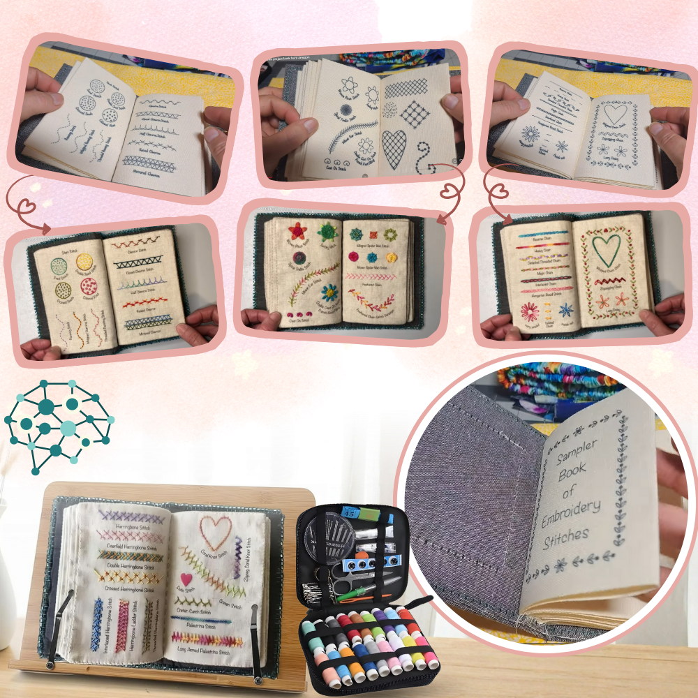 Broderibok av linne - Ozerty