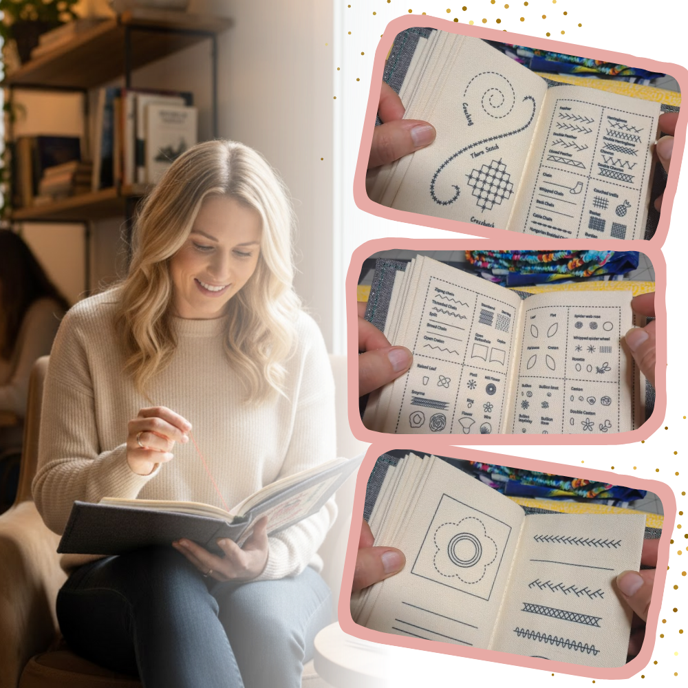 Broderibok av linne - Ozerty