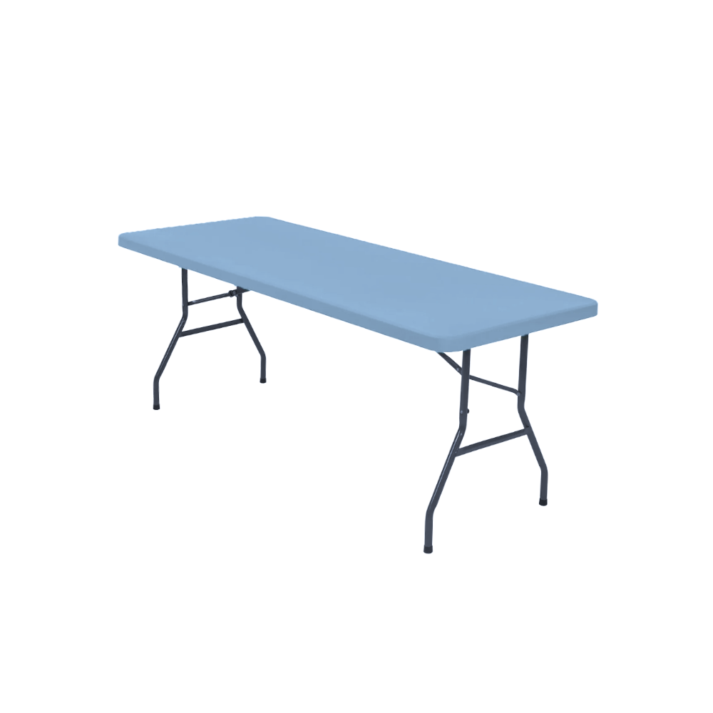 Lyxbordsduk av Lammskinn -Blå - Ozerty