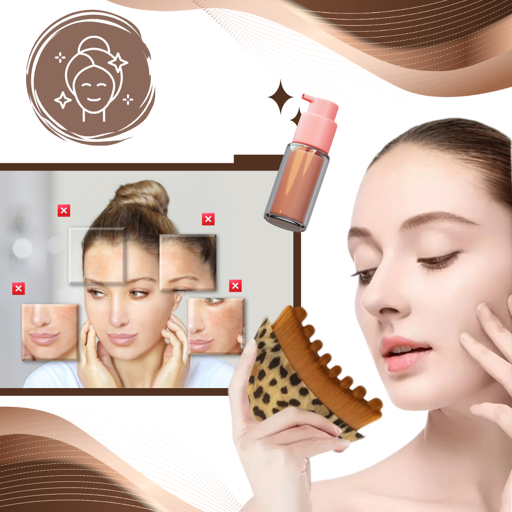 Ansiktsborste för lymfdränage - Ozerty