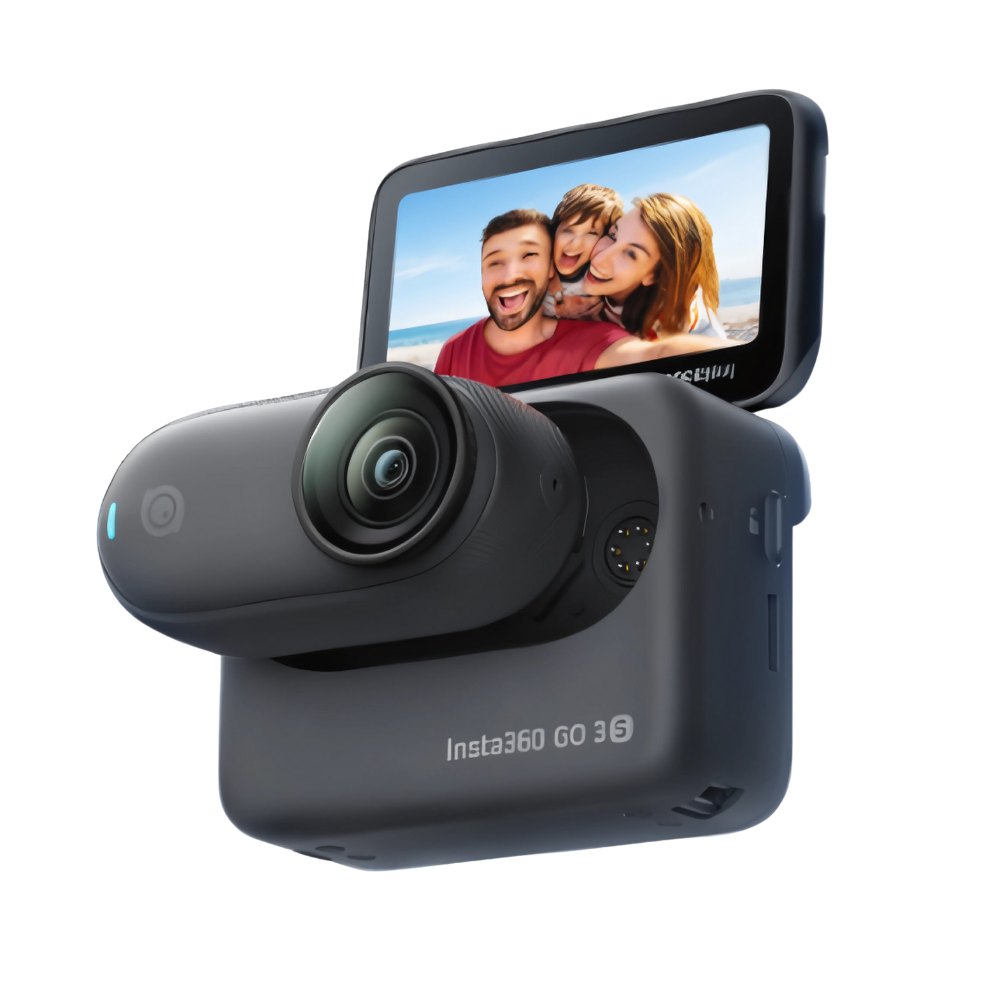 Magnetisk montering Insta 360 handsfree-kamera -Midnattssvart - Ozerty