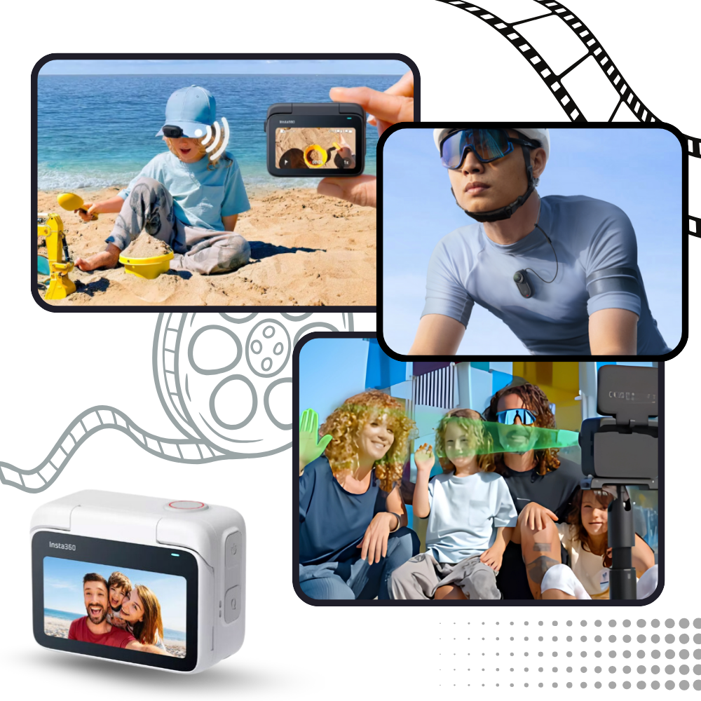 Magnetisk montering Insta 360 handsfree-kamera - Ozerty