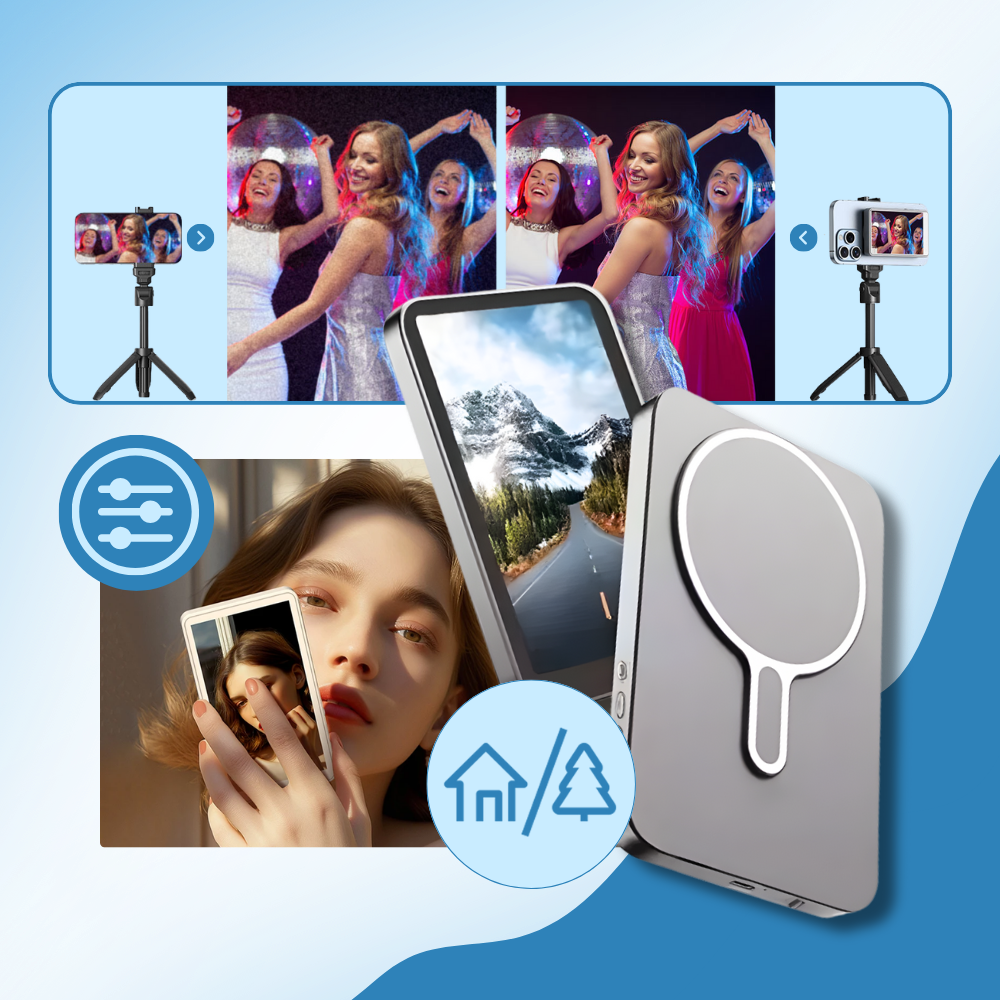 Magnetisk selfieskärm för mobilen - Ozerty