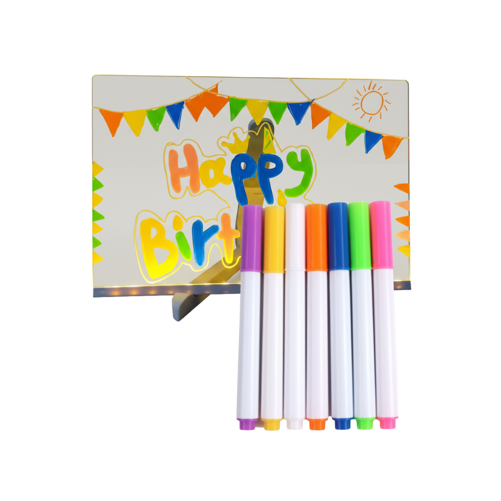 Fascinerande LED-anteckningstavla -30 x 20 cm - Ozerty