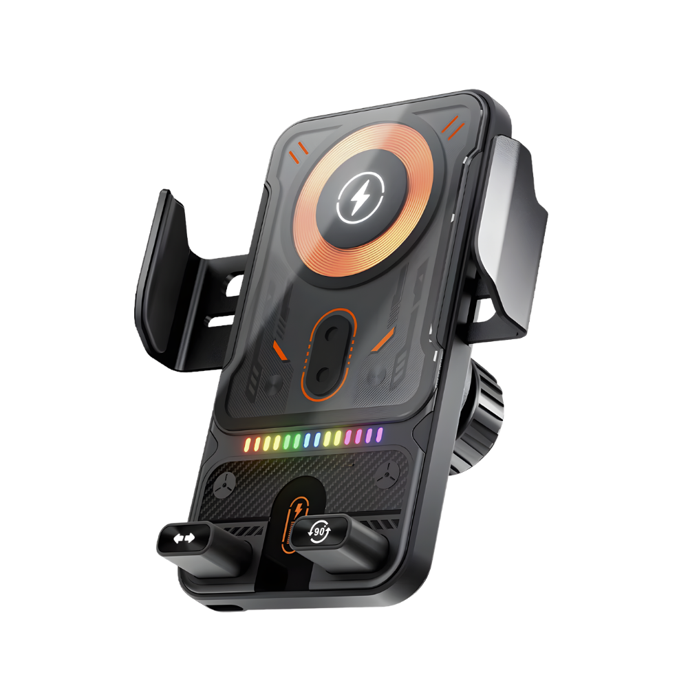 Miles Confidence mobilhållare för bilen med laddare -Svart - Ozerty