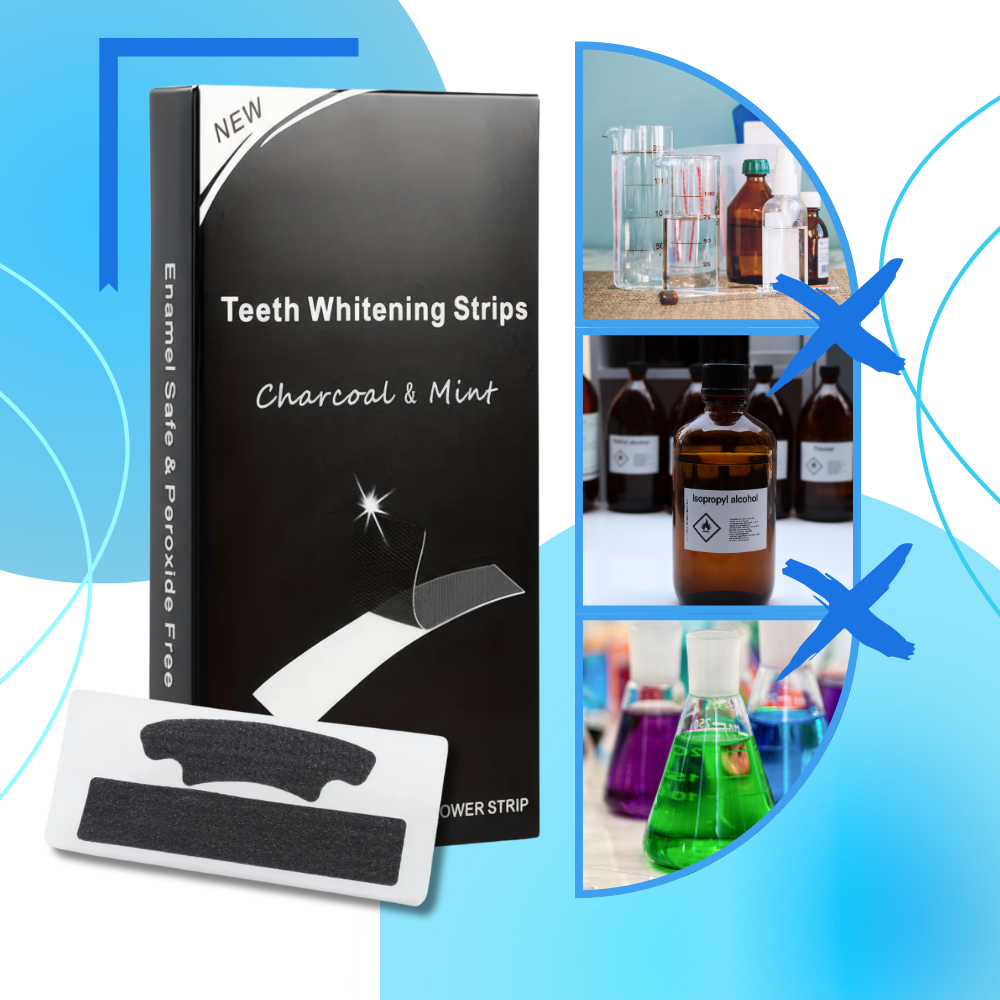 Tandblekningsremsor med kol - Ozerty