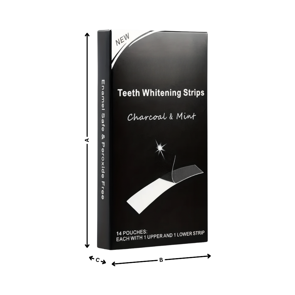 Tandblekningsremsor med kol - Ozerty