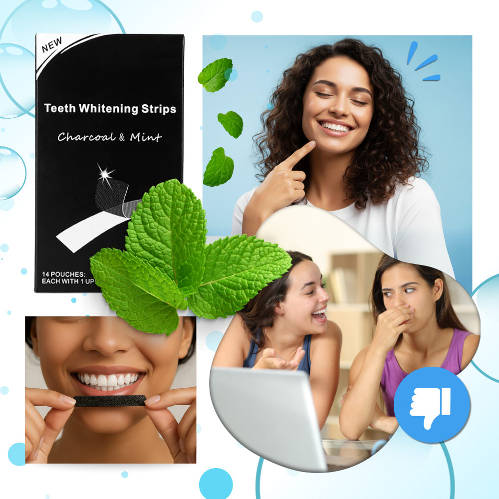 Tandblekningsremsor med kol - Ozerty