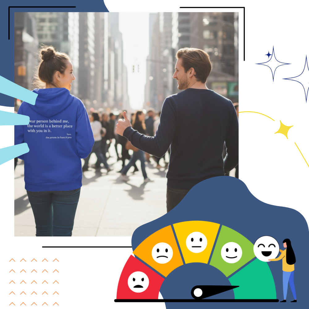 Hoodie för kvinnor med motiverande budskap - Ozerty