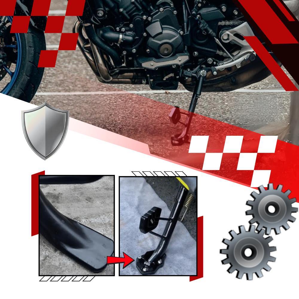 Motorcykelstativ med legering - Ozerty