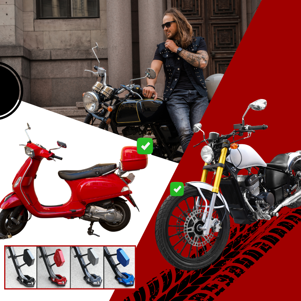 Motorcykelstativ med legering - Ozerty