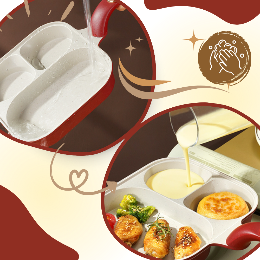 Stekpanna med flera sektioner - Ozerty