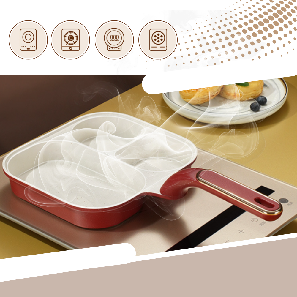 Stekpanna med flera sektioner - Ozerty