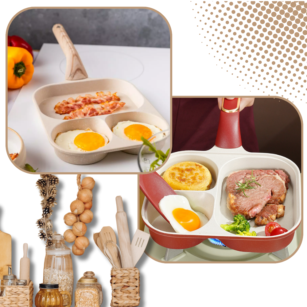 Stekpanna med flera sektioner - Ozerty