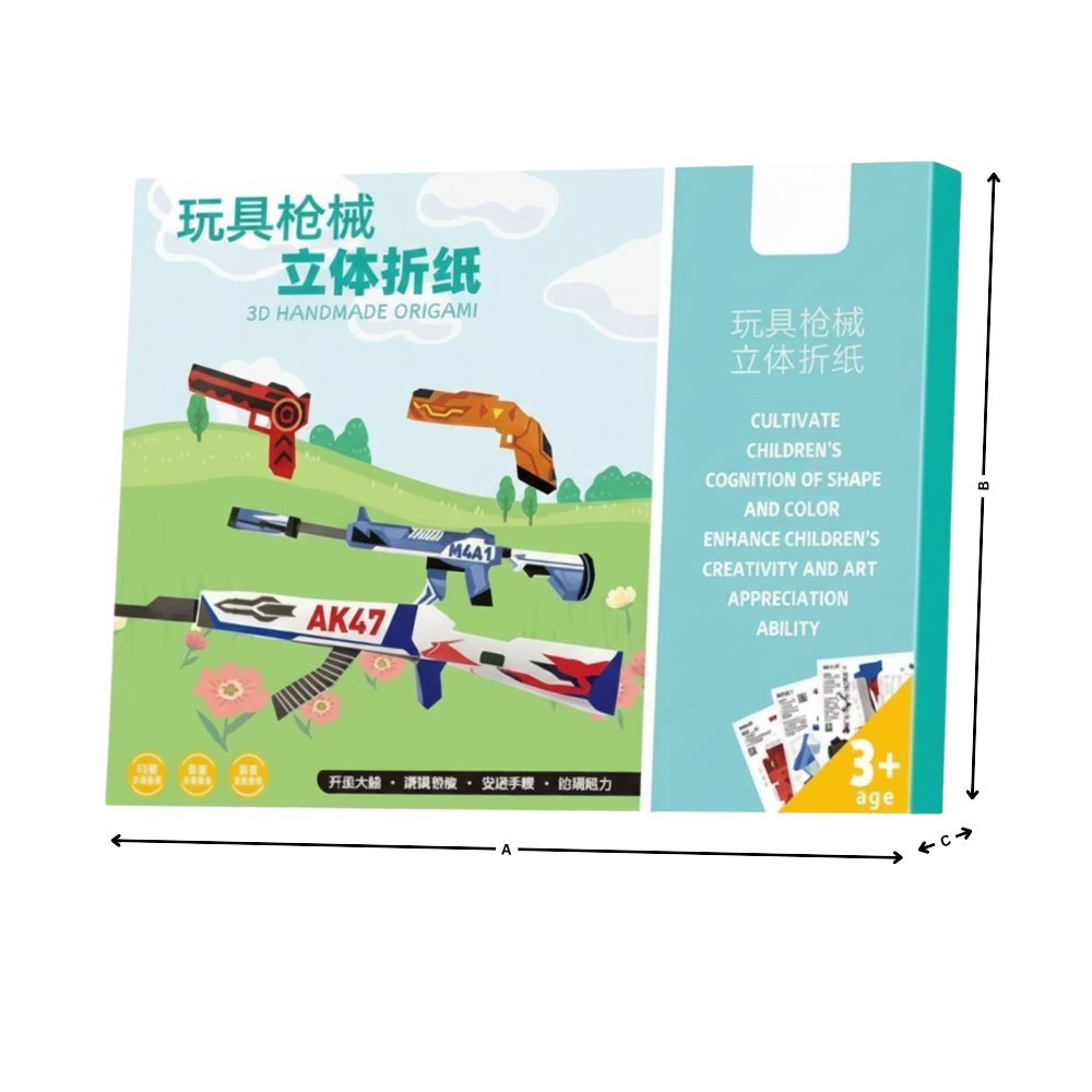 Origamibok med flera teman - Ozerty