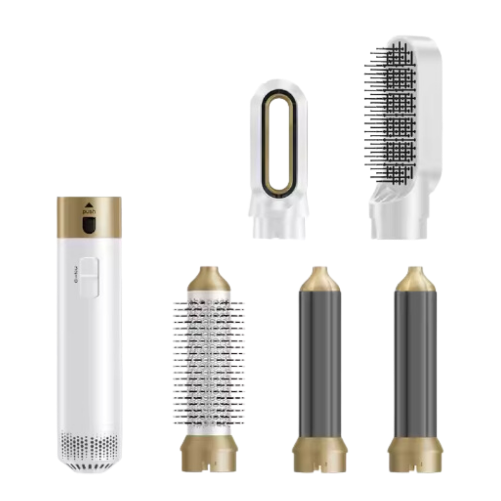 Multifunktionellt hårstylingsverktyg pro -Vit - Ozerty