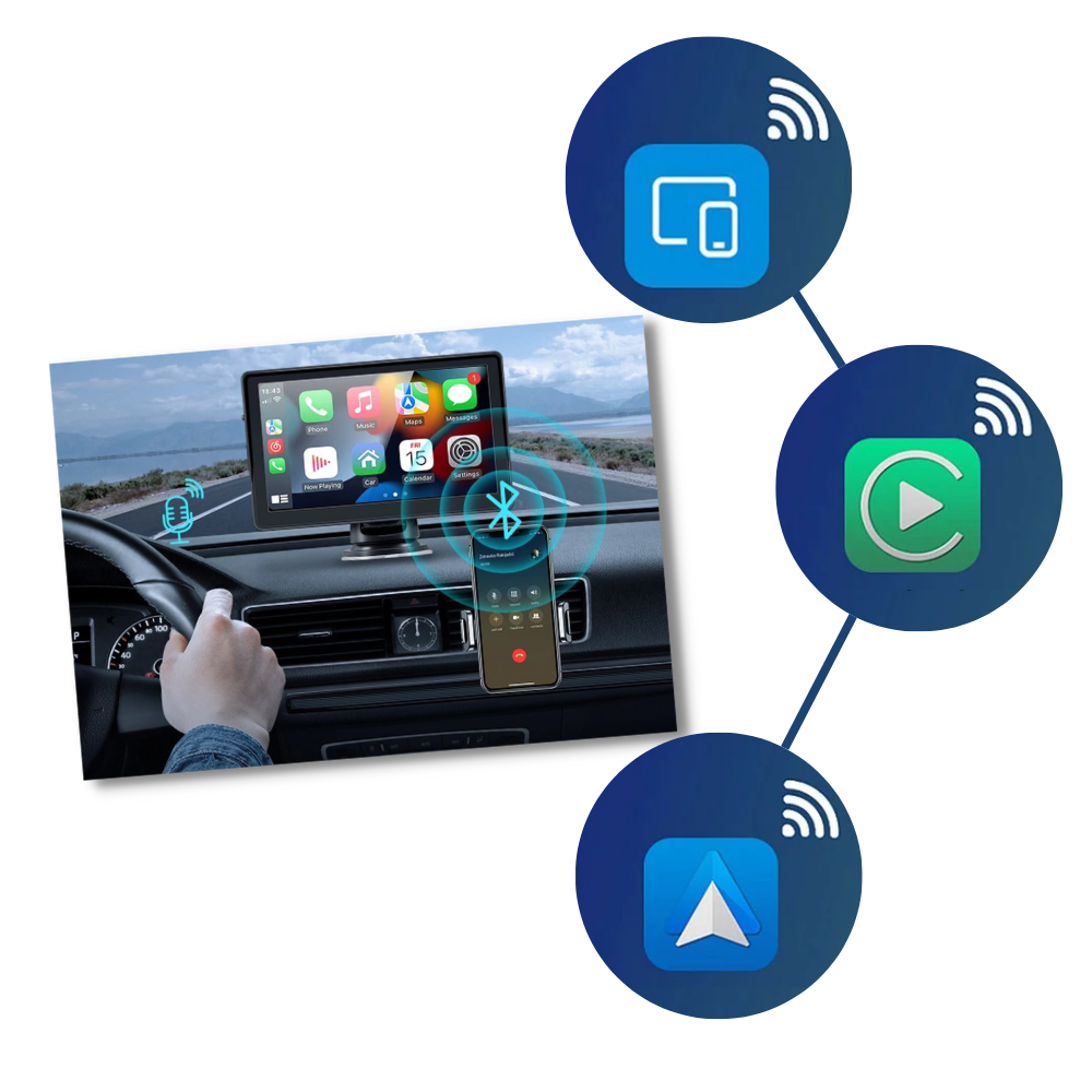 Trådlös carplay med multimedia - Ozerty