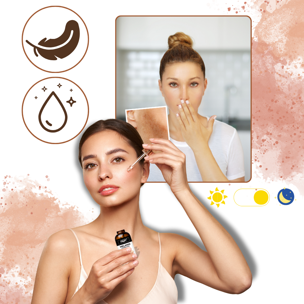 Fettfritt serum för ansiktet med melanin - Ozerty