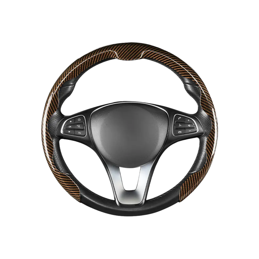 Halkfritt rattöverdrag -Brun - Ozerty