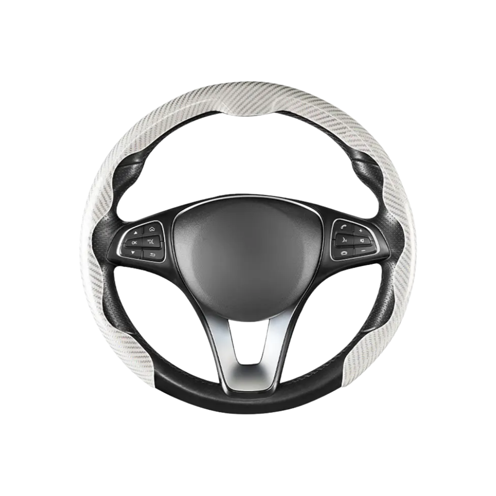 Halkfritt rattöverdrag -Vit - Ozerty