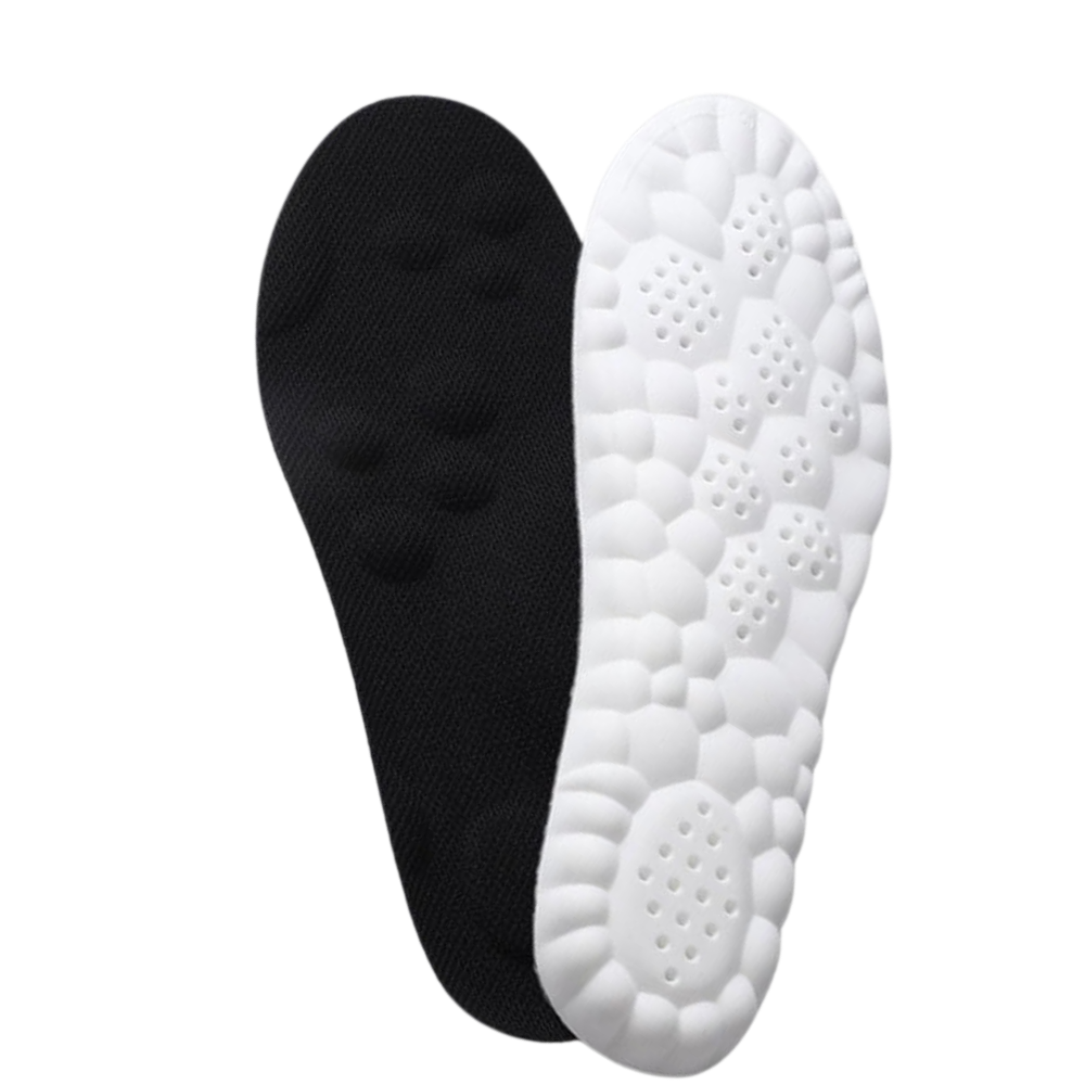 Ortopediska skoinlägg av memory foam -Svart - Ozerty
