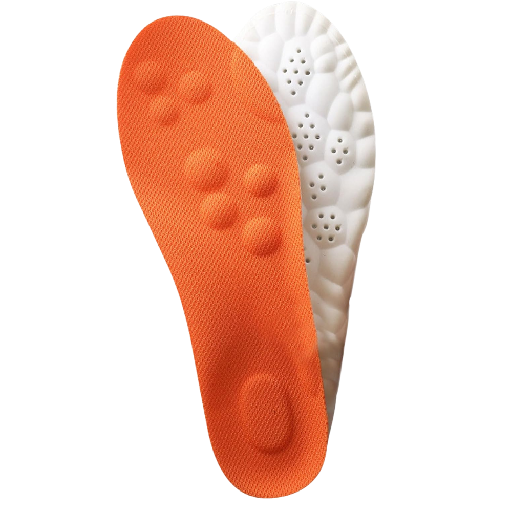 Ortopediska skoinlägg av memory foam -Orange - Ozerty