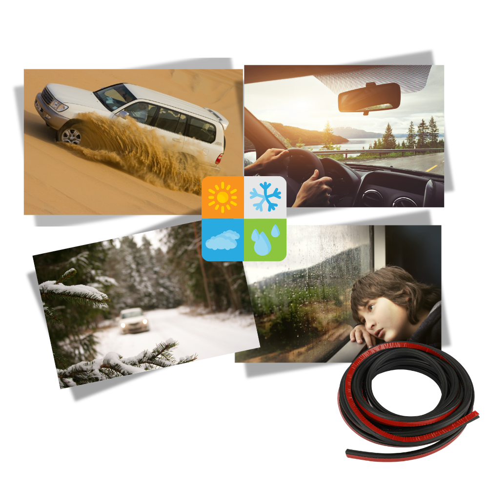 Perfect Seal ljudisolerande vädertätningslist för bilar - Ozerty