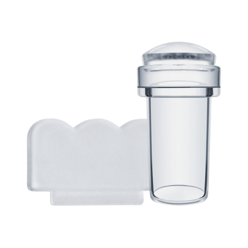 Genomskinlig stämpeldyna för naglar -Genomskinlig - Ozerty