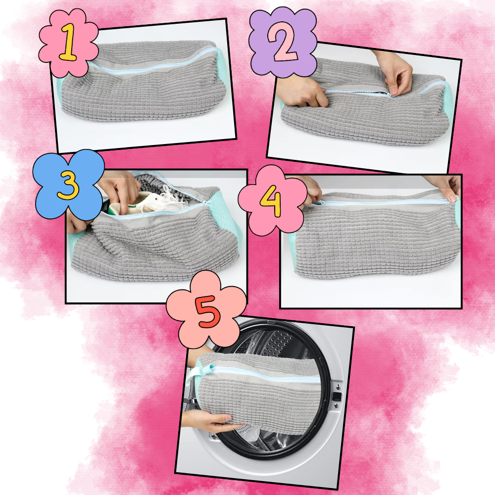 Skotvättpåse i polyester - Ozerty