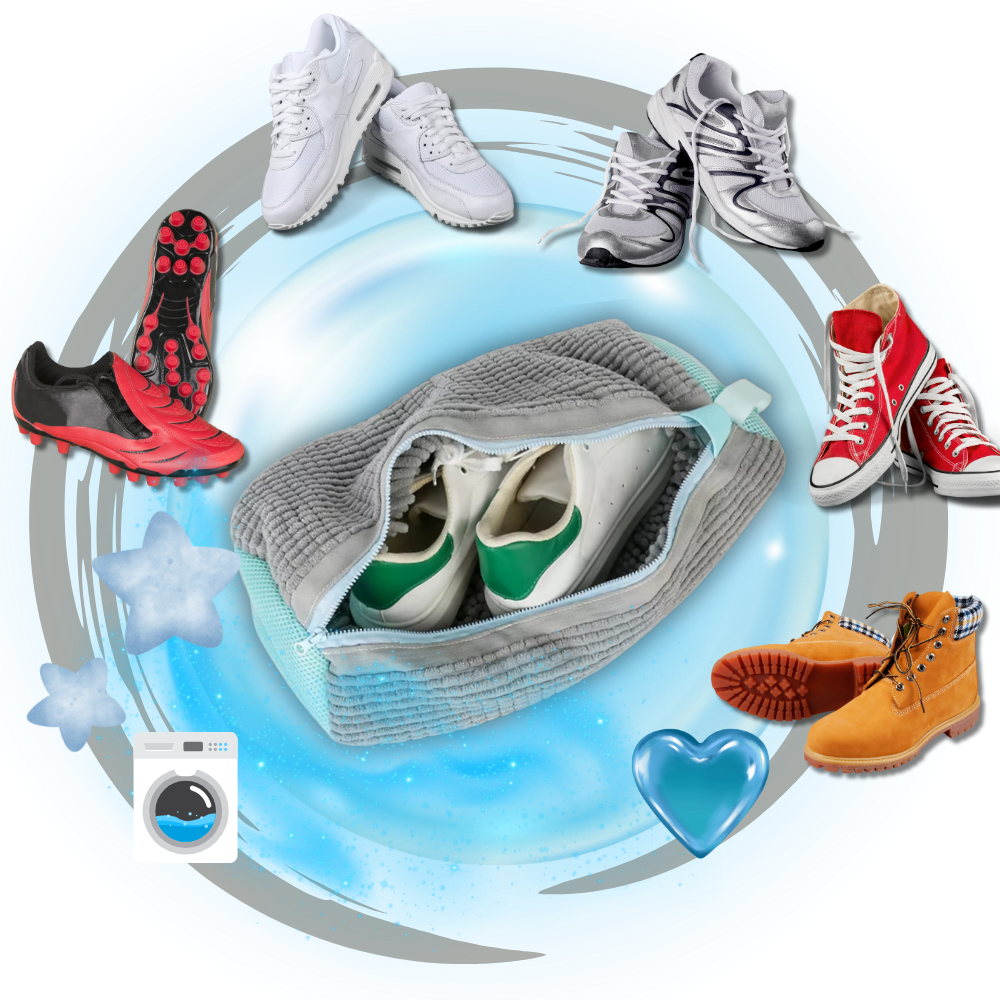 Skotvättpåse i polyester - Ozerty