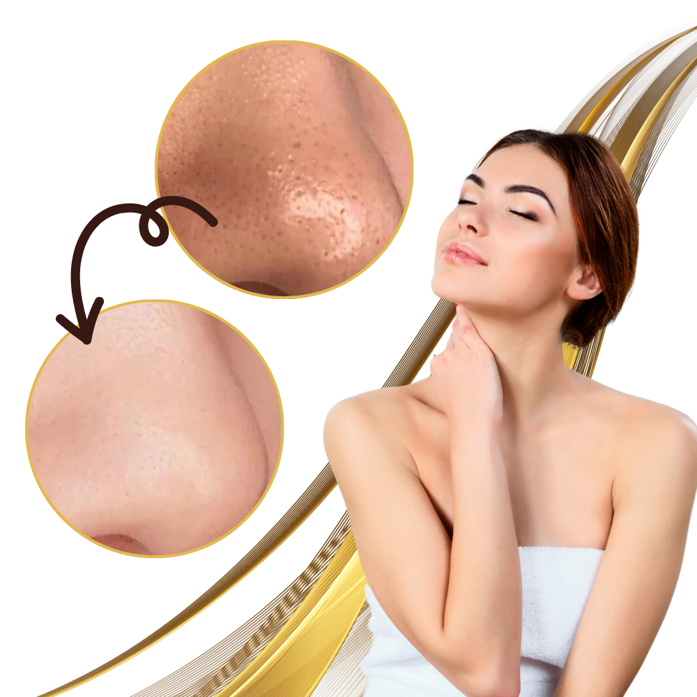 Guld peel off mask med porrengöring - Ozerty