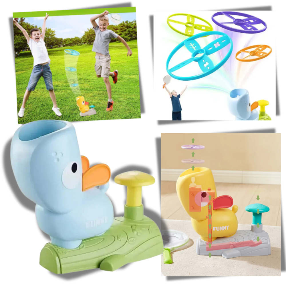 Bärbar Easy Lunch Flying Disk Toy - Ozerty