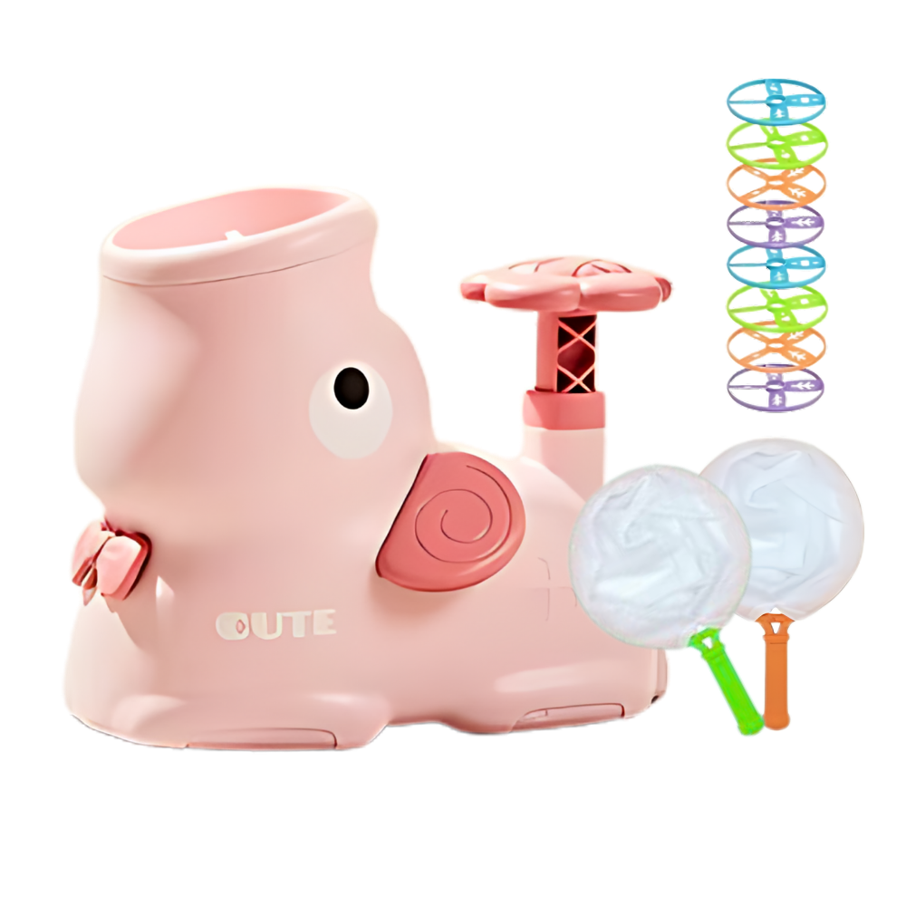 Bärbar Easy Lunch Flying Disk Toy -Rosa - Ozerty