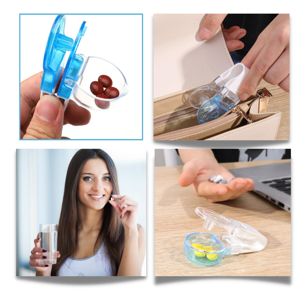 Bärbar piller dispenser - Ozerty