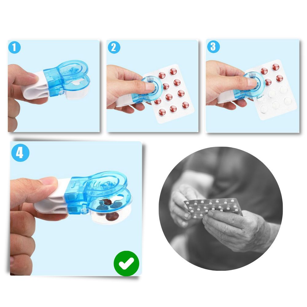 Bärbar piller dispenser - Ozerty