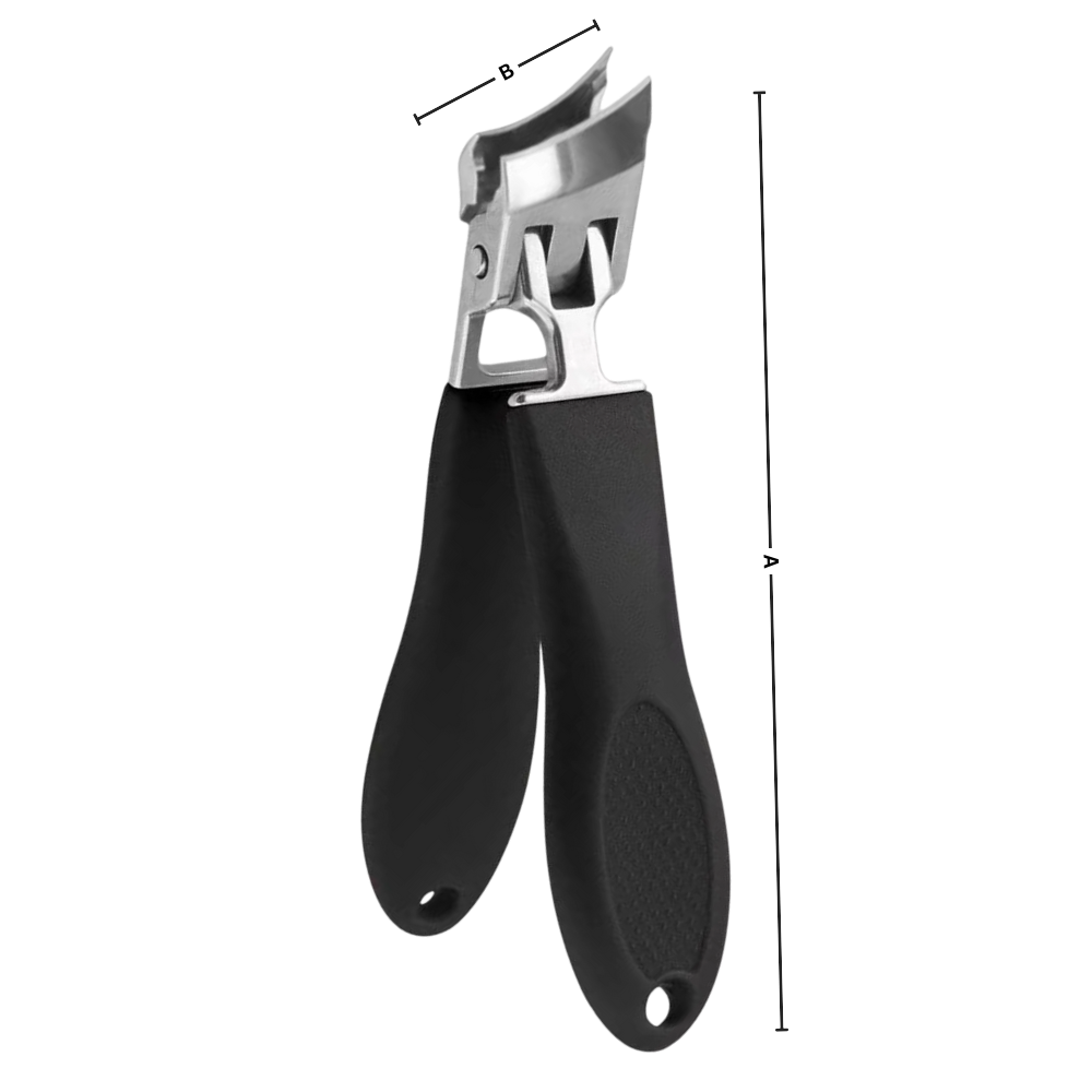 Nagelklippare med precisionsgrepp och bred tång - Ozerty