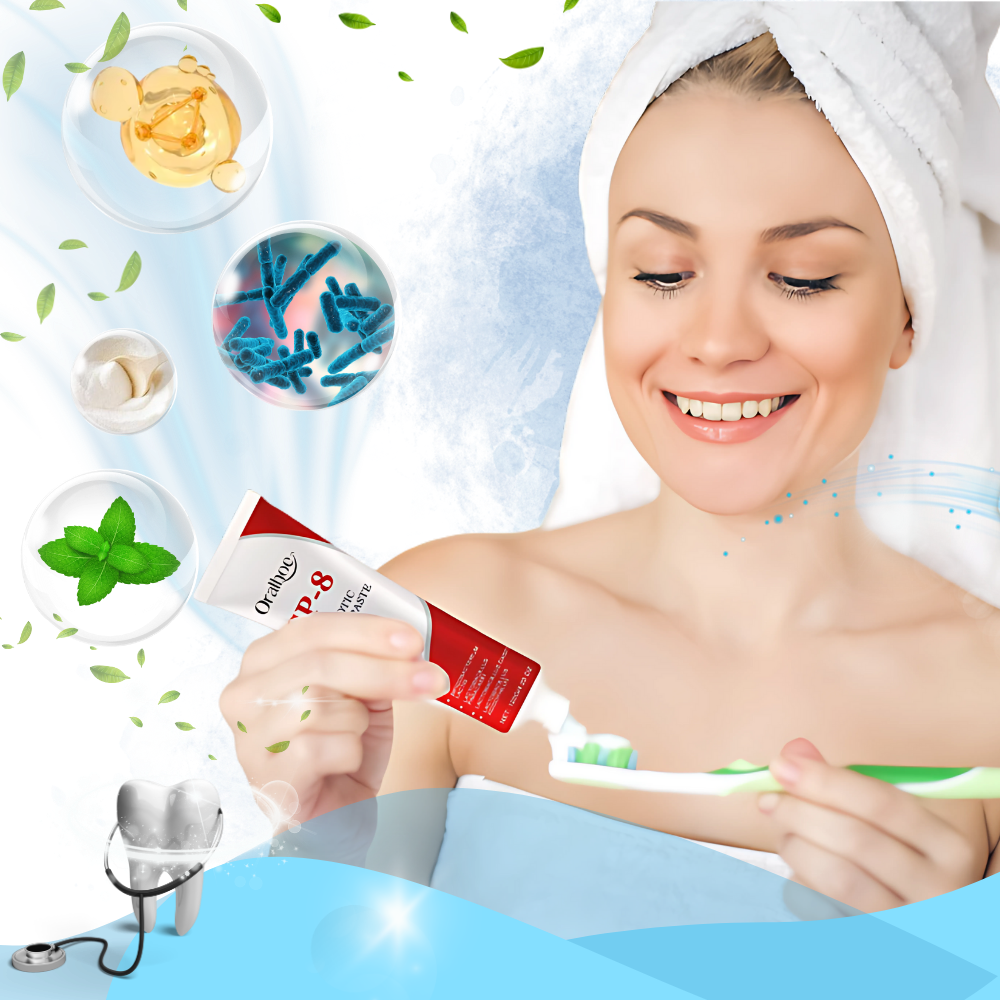 Probiotics Ljusande & Blekande Tandkräm - Ozerty