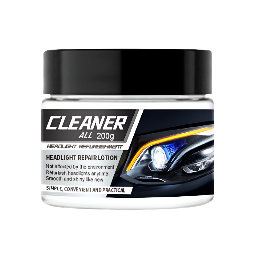 Skyddande rengöringsset för strålkastare -Restaureringspasta - Ozerty