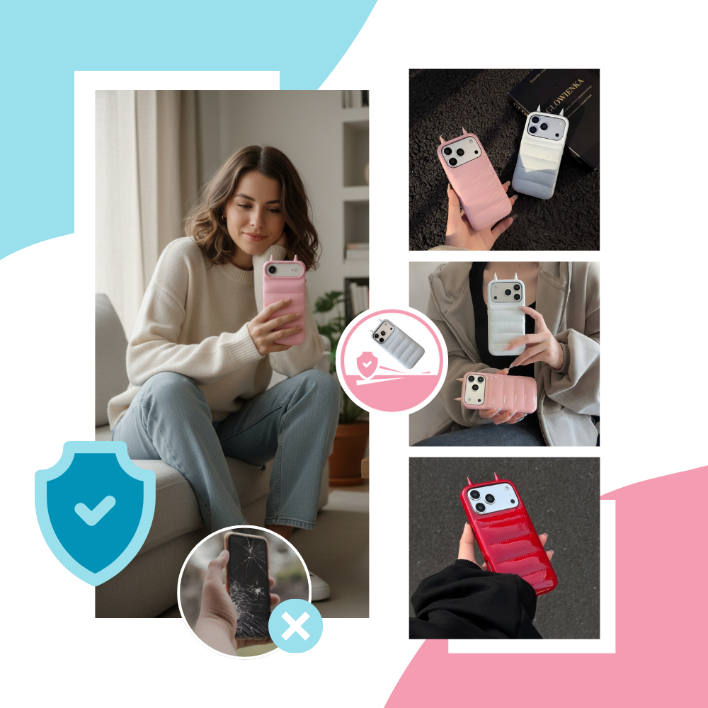 Vadderat mobilskal med horn - Ozerty