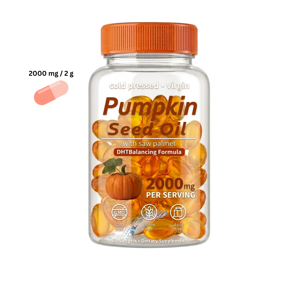 Pumpafröolja mjuka gelekapslar