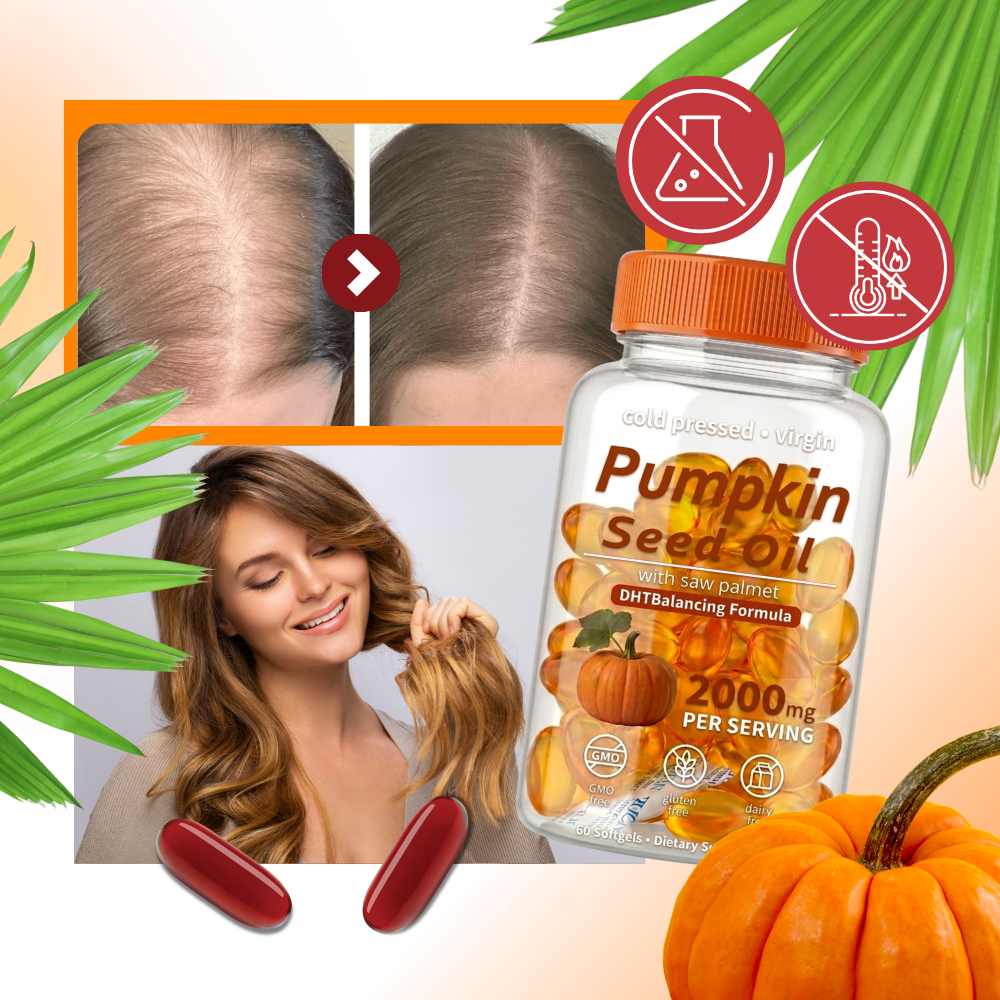 Pumpafröolja mjuka gelekapslar