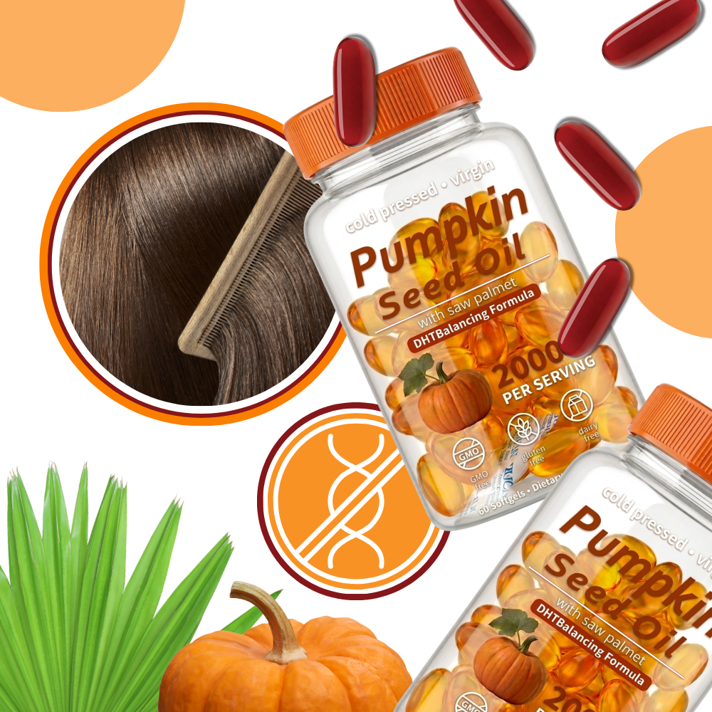 Pumpafröolja mjuka gelekapslar