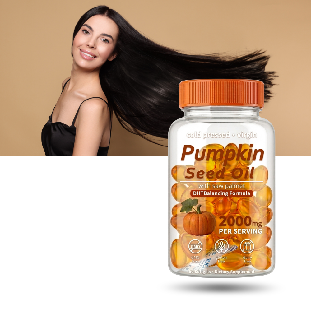 Pumpafröolja mjuka gelekapslar